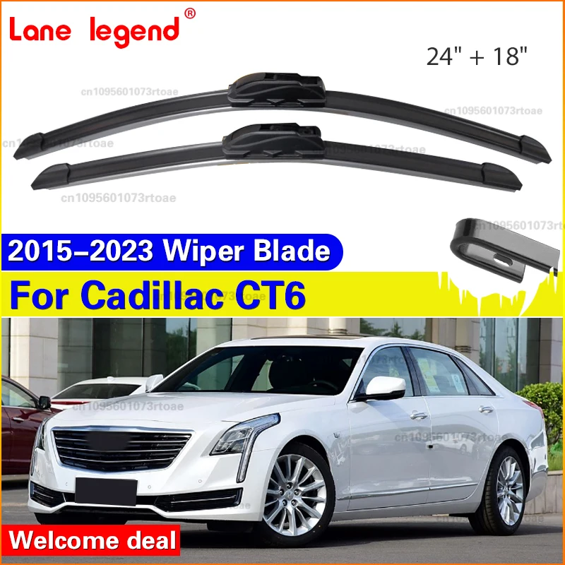 For Cadillac CT6 2015-2023 Front Windshield Wiper Blades 2pcs 24"+18" Window Accessories 2016 2017 2018 2019 2020 2021 2022
For Cadillac CT6 2015-2023 Front Windshield Wiper Blades 2pcs 24"+18" Window Accessories 2016 2017 2018 2019 2020 2021 2022