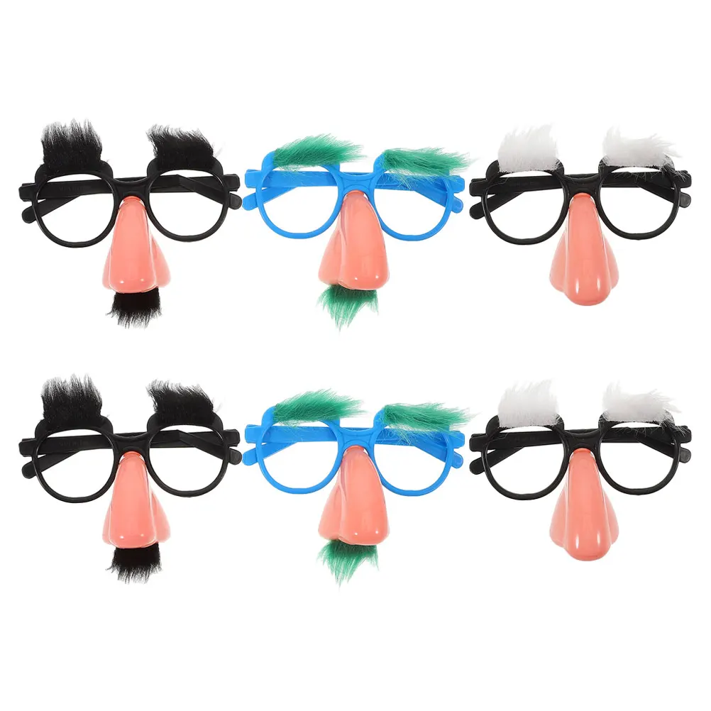 6 Pcs Beard Glasses Grey Costume Eyeglasses Photo Props Birthday Party Family Fun Lightweight Plastic Reusable Cosplay
6 Pcs Beard Glasses Grey Costume Eyeglasses Photo Props Birthday Party Family Fun Lightweight Plastic Reusable Cosplay