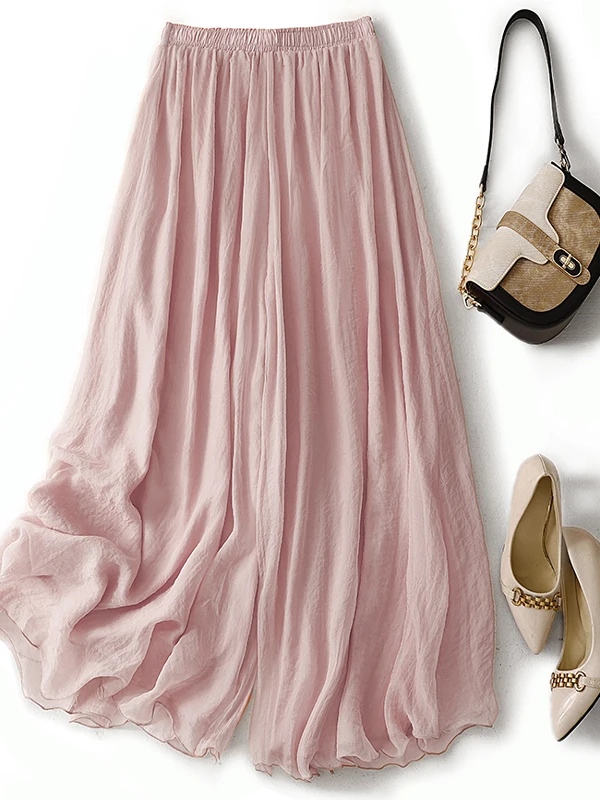 High Waist Wide Leg Pants Loose Fit Casual Skirt High Waist Straight Cut Commute Style Long Skirt Artistic Design
High Waist Wide Leg Pants Loose Fit Casual Skirt High Waist Straight Cut Commute Style Long Skirt Artistic Design