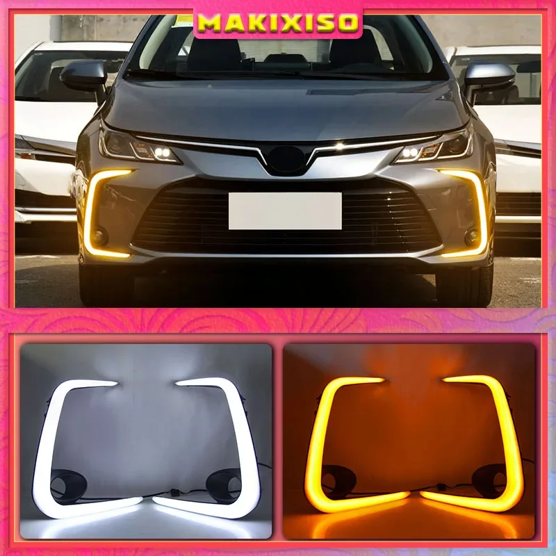 LED Daytime Running Light For Toyota Corolla 2019 2020 Yellow Turn Signa Waterproof 12V Fog Lamp Decoration Bumper Light LED DRL
LED Daytime Running Light For Toyota Corolla 2019 2020 Yellow Turn Signa Waterproof 12V Fog Lamp Decoration Bumper Light LED DRL