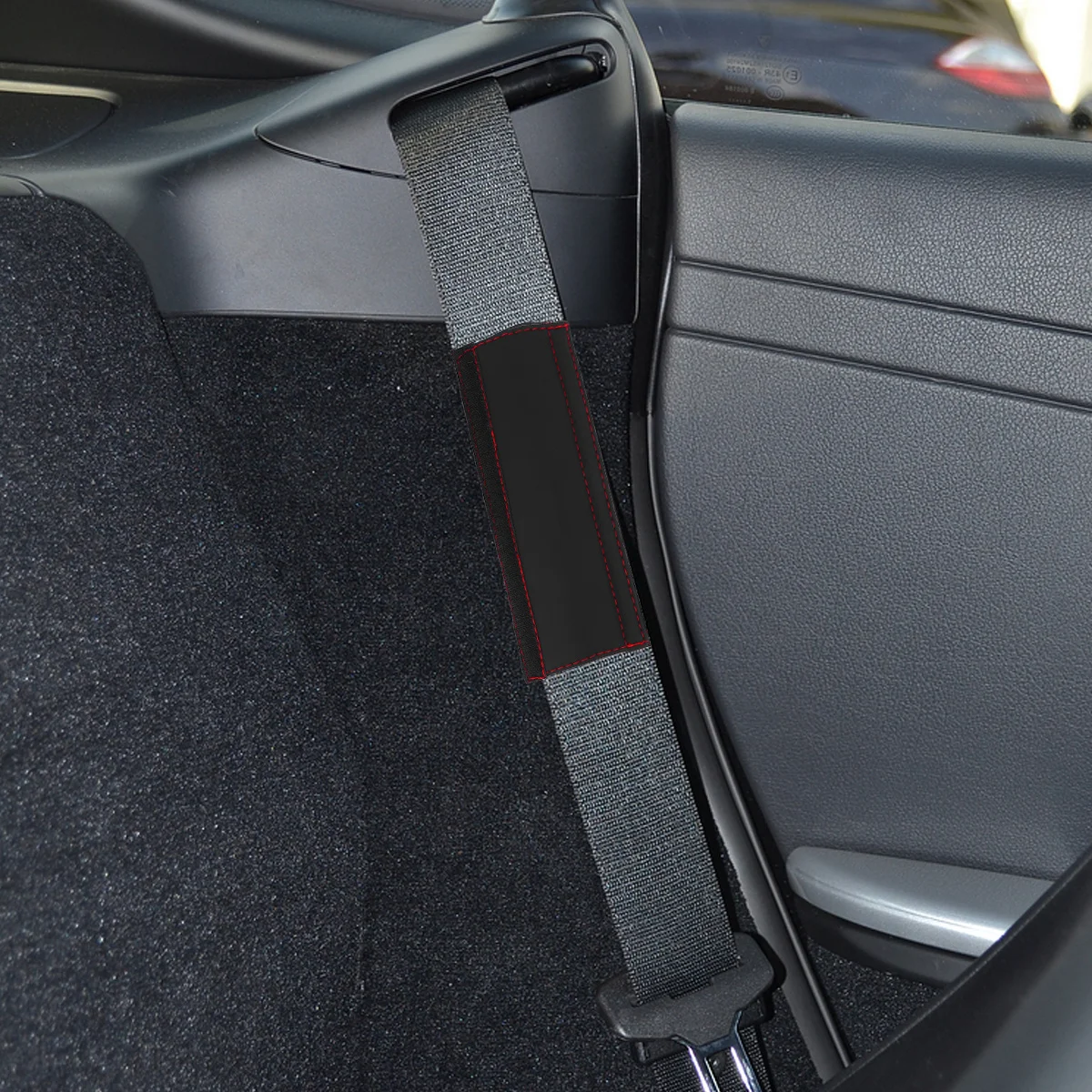 2pcs Safety Belt Covers Pu Shoulder Pads Breathable Car Strap Protectors Hook Loop Design For Auto Vehicle Protection Sleeve
2pcs Safety Belt Covers Pu Shoulder Pads Breathable Car Strap Protectors Hook Loop Design For Auto Vehicle Protection Sleeve