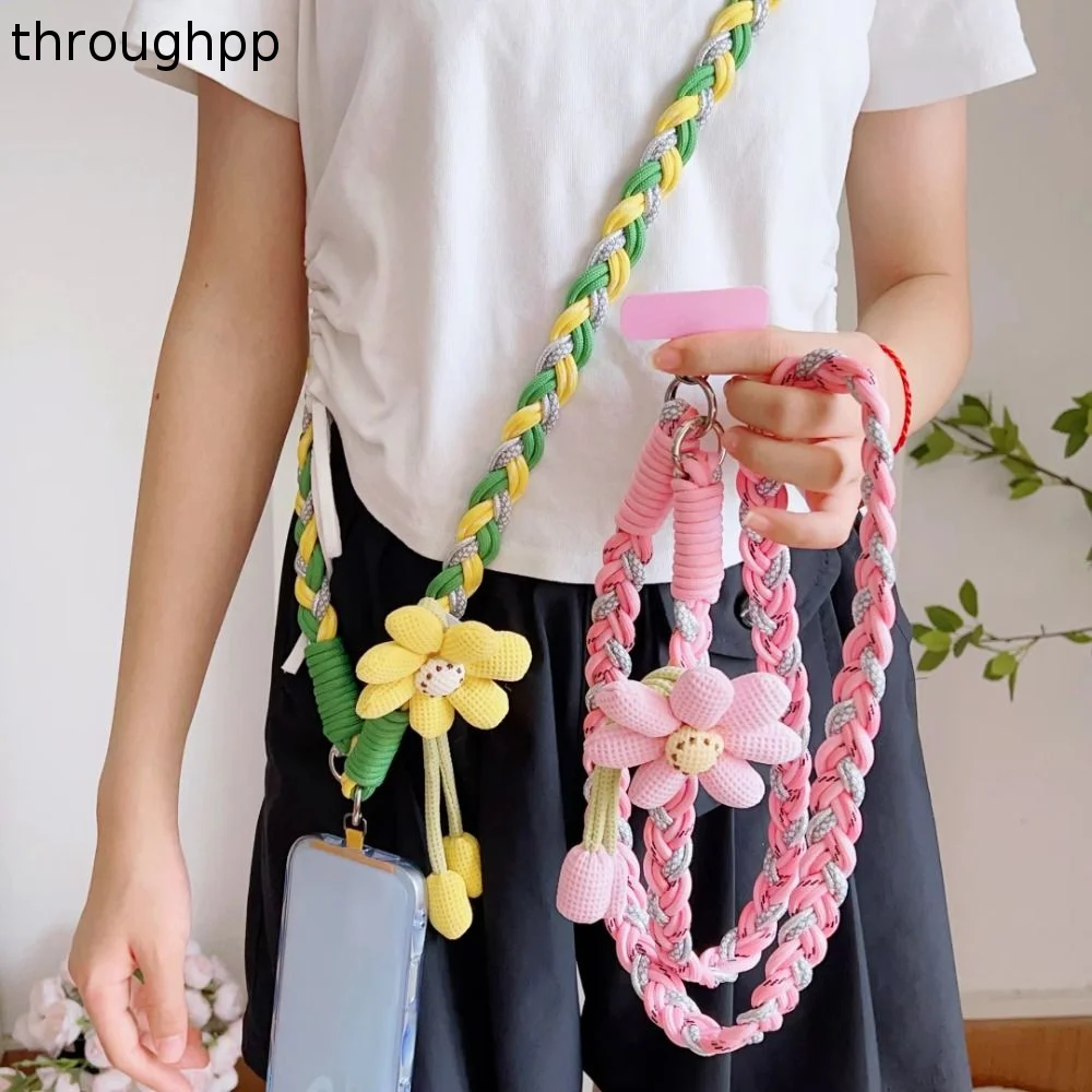 Universal Detachable Flowers Phone Lanyard Rainbow Color Crossbody Phone Woven Chain Long Anti-lost Cell Phone Strap Women Girls
Universal Detachable Flowers Phone Lanyard Rainbow Color Crossbody Phone Woven Chain Long Anti-lost Cell Phone Strap Women Girls