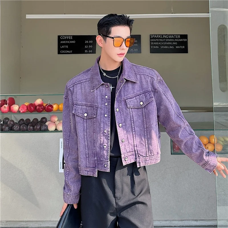 Spring Season Men's ort Waed Denim Jaet Heavy Embroidery Faion Design Single Button Trendy Outerwear Casual Sle
Spring Season Men's ort Waed Denim Jaet Heavy Embroidery Faion Design Single Button Trendy Outerwear Casual Sle