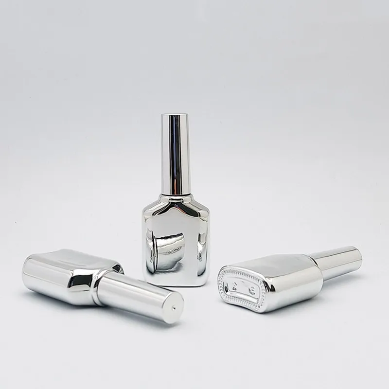 15ml Nail Polish Glue Empty Bottle Large Bottle Electroplated Silver Function Empty Bottle Silver Nail Polish Cap with Brush
15ml Nail Polish Glue Empty Bottle Large Bottle Electroplated Silver Function Empty Bottle Silver Nail Polish Cap with Brush