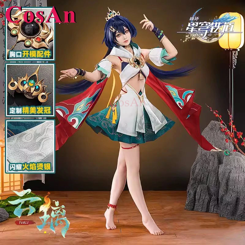 CosAn Game Honkai: Star Rail Yunli Костюмы для косплея Милое элегантное платье в национальном стиле Одежда для ролевых игр на Хэллоуин S-3XL
CosAn Game Honkai: Star Rail Yunli Костюмы для косплея Милое элегантное платье в национальном стиле Одежда для ролевых игр на Хэллоуин S-3XL