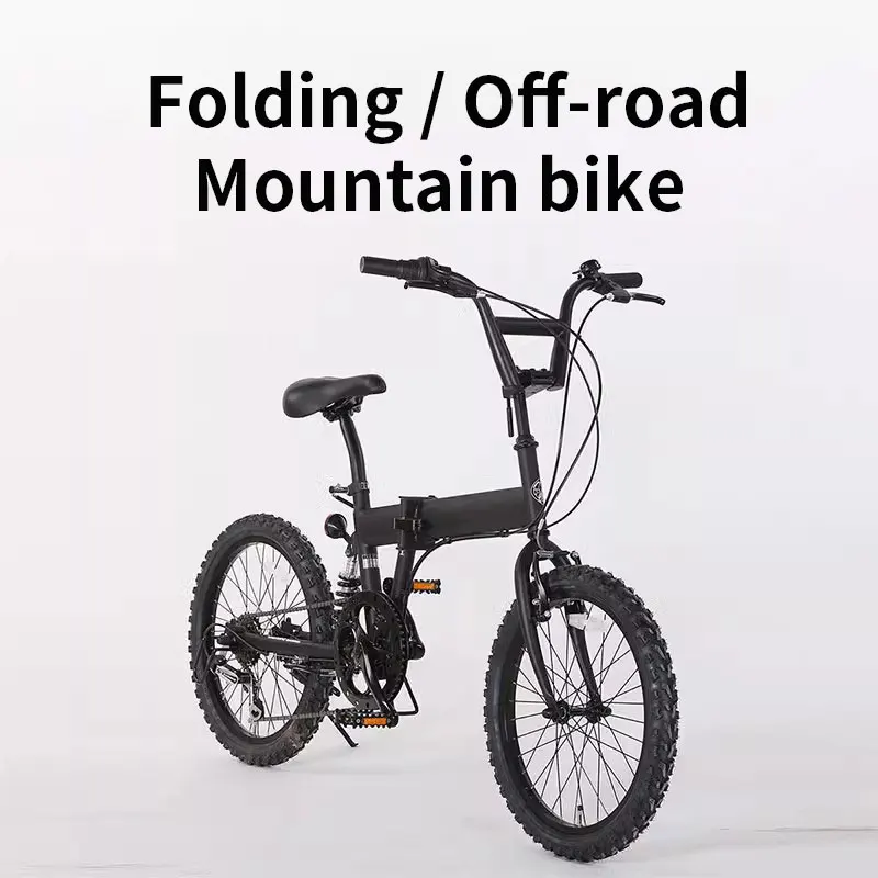 20 Inch Folding Mountain Bike, 6-Speed Dual Shock Absorption Bicycle, Portable Lightweight City MTB for Adults and Teens
20 Inch Folding Mountain Bike, 6-Speed Dual Shock Absorption Bicycle, Portable Lightweight City MTB for Adults and Teens
