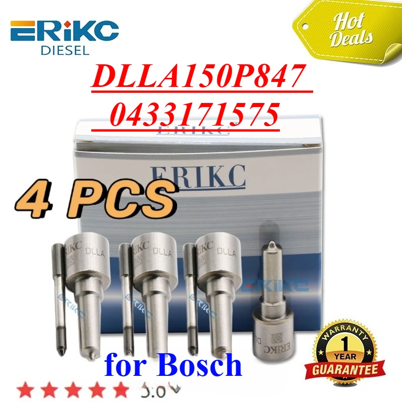 4 шт. дизельная форсунка DLLA150P847 топливная форсунка OEM 0433171575 Распылитель DLLA 150P 847 Для Bosch
4 шт. дизельная форсунка DLLA150P847 топливная форсунка OEM 0433171575 Распылитель DLLA 150P 847 Для Bosch