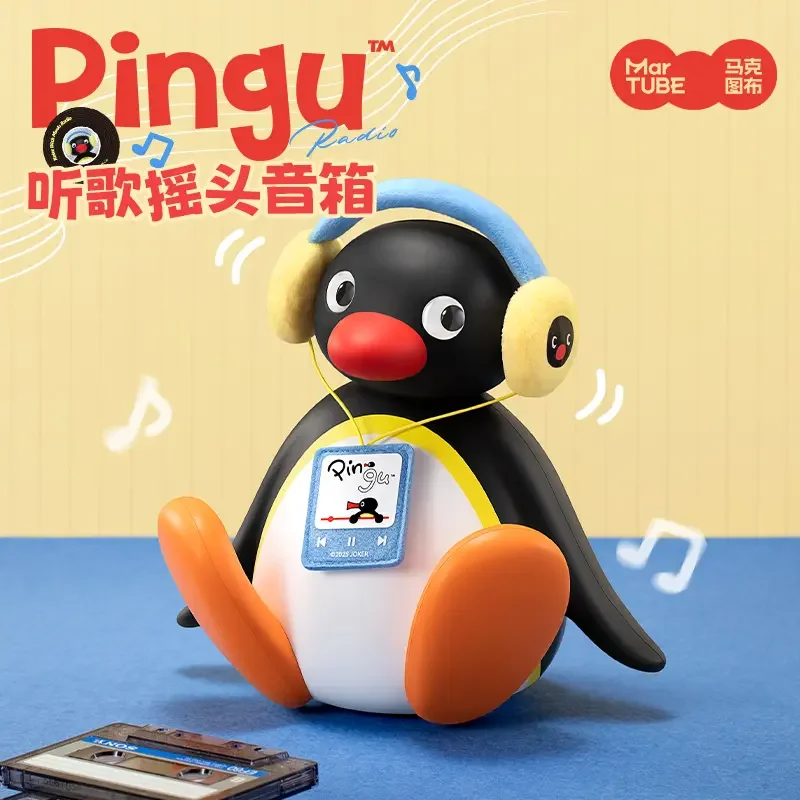 Anime Martube New Pingu Shaking Penguin Bluetooth Speaker Toys Kawaii Pingu Figurines Cute Desktop Ornaments Girls Birthday Gift
Anime Martube New Pingu Shaking Penguin Bluetooth Speaker Toys Kawaii Pingu Figurines Cute Desktop Ornaments Girls Birthday Gift
