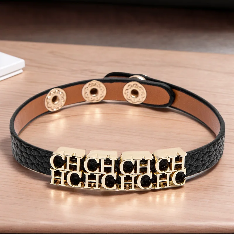 CH Women's Vintage Bracelet Metal Letter Decoration Simple Classic Multiple Styles Versatile Everyday Wear
CH Women's Vintage Bracelet Metal Letter Decoration Simple Classic Multiple Styles Versatile Everyday Wear