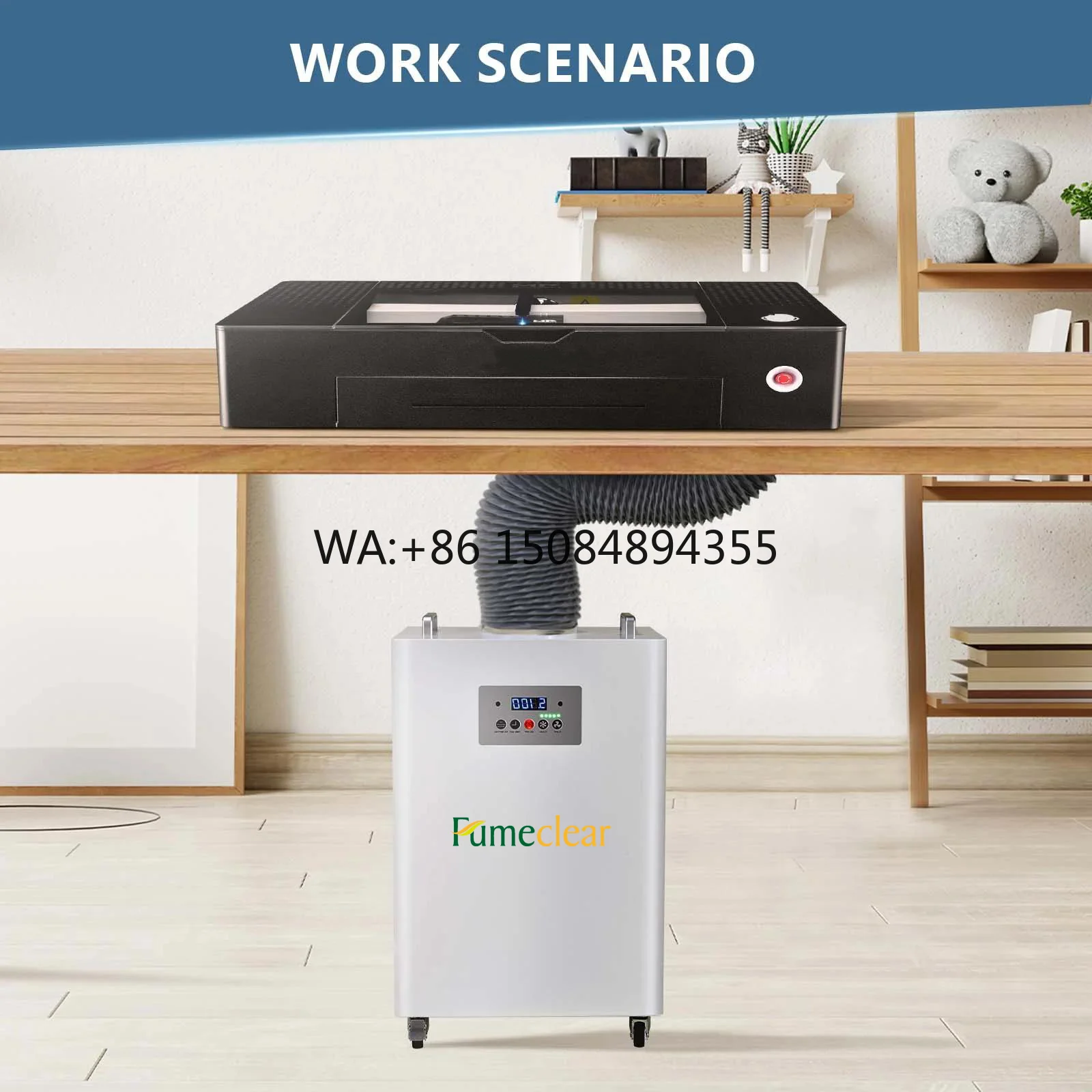 Powerful Mobile DTF and 3D Printing Extractor Industrial Dust Collector Smoke Odor CO2 Extractor 350W
Powerful Mobile DTF and 3D Printing Extractor Industrial Dust Collector Smoke Odor CO2 Extractor 350W