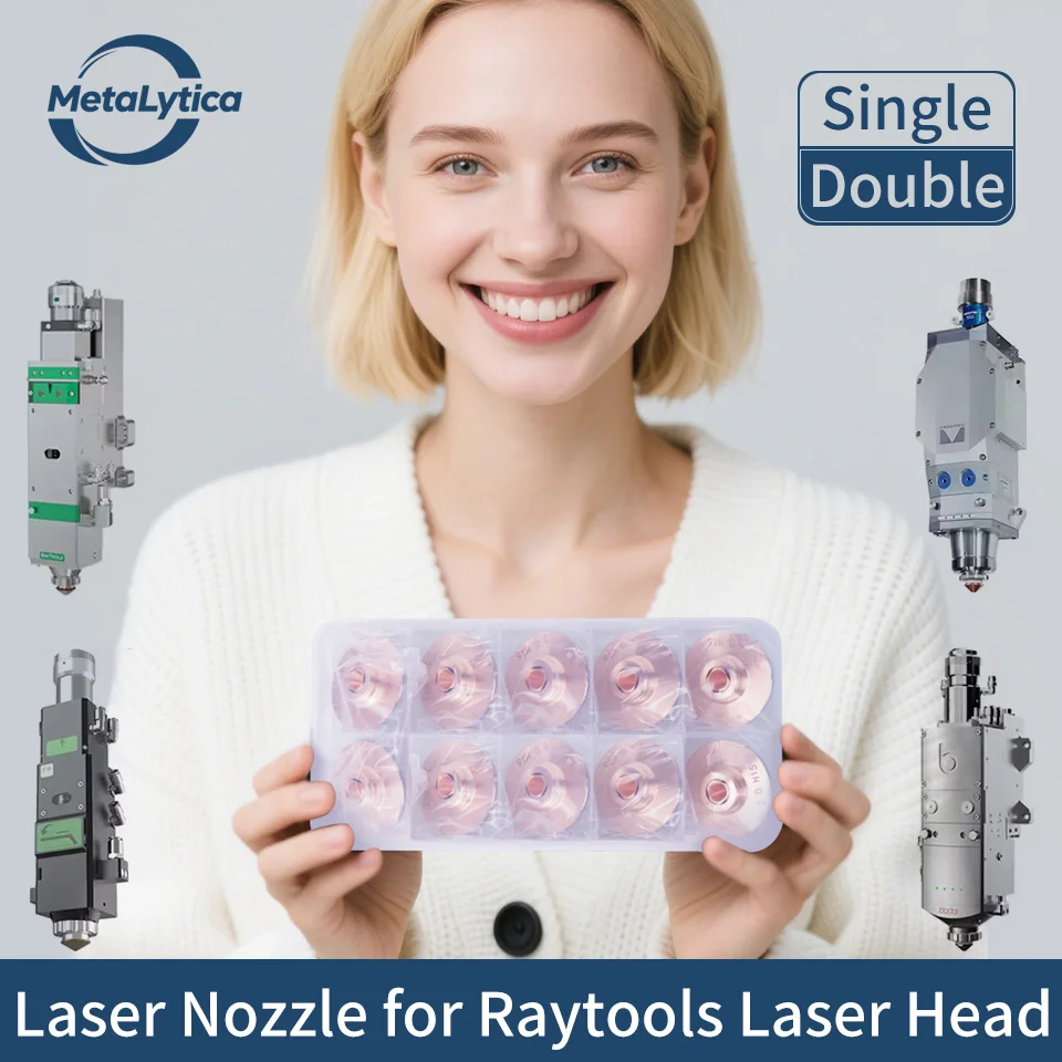 Fiber Laser Cutting Nozzle Single Double Chrome Layer D28 M11 H15 Caliber 2.0/2.5/3.0/3.5mm Precitec Bodor Raytools WSX
Fiber Laser Cutting Nozzle Single Double Chrome Layer D28 M11 H15 Caliber 2.0/2.5/3.0/3.5mm Precitec Bodor Raytools WSX