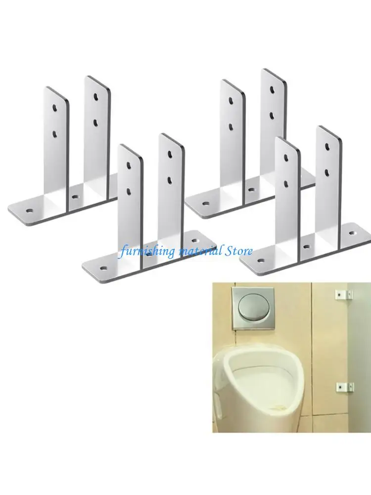 Y5GD 4Pcs Bathroom Partition Support Metal Brackets for Commercial Installation
Y5GD 4Pcs Bathroom Partition Support Metal Brackets for Commercial Installation