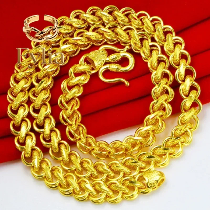 Fylia Jewelry Fylia Jewelry Fylia Jewelry Gold Shop Presents 9999 24K Real Gold Necklaces, Men's and Women's Models, Fortun
Fylia Jewelry Fylia Jewelry Fylia Jewelry Gold Shop Presents 9999 24K Real Gold Necklaces, Men's and Women's Models, Fortun