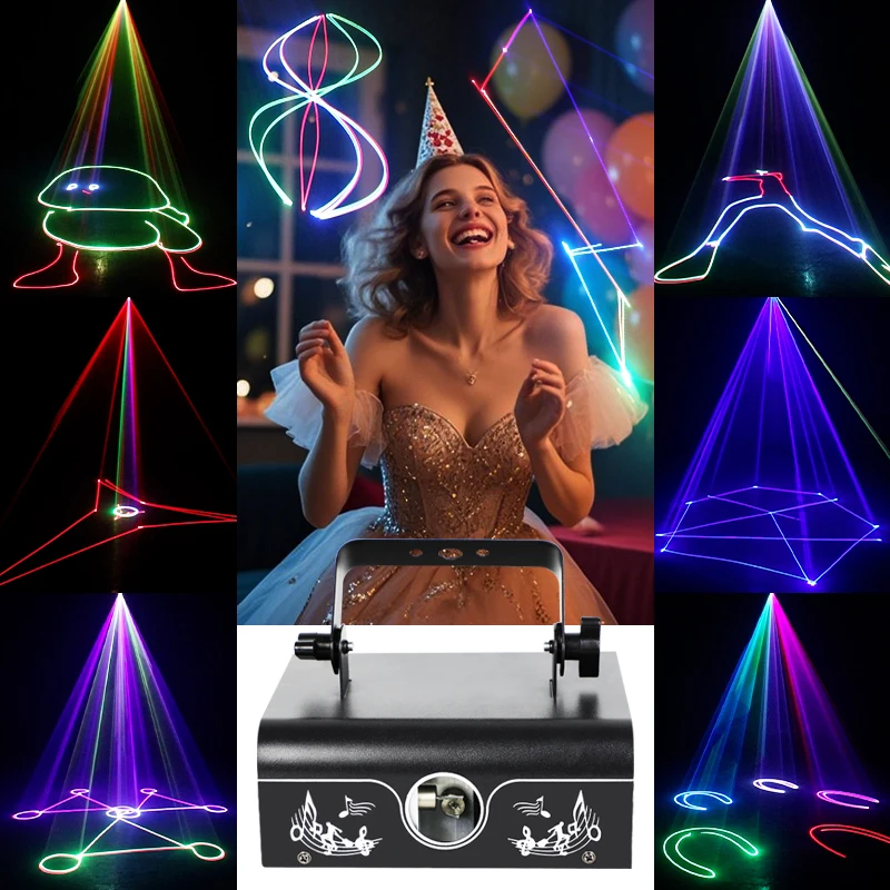 500mw RGB Laser Beam Line Scanner 256 Projector DJ Disco Stage Lighting animation Party Wedding Holiday Bar Club DMX512 Lights 
500mw RGB Laser Beam Line Scanner 256 Projector DJ Disco Stage Lighting animation Party Wedding Holiday Bar Club DMX512 Lights