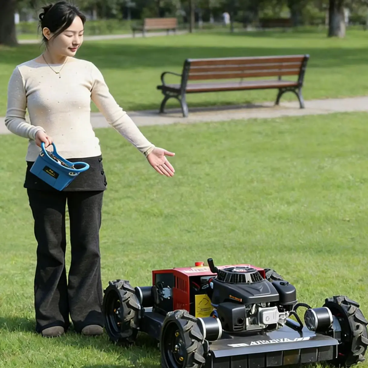 Customized Self-Propelled Remote-Controlled Lawn Mower Satellite GPS Cordless High-Cutting Lawn Care Equipment
Customized Self-Propelled Remote-Controlled Lawn Mower Satellite GPS Cordless High-Cutting Lawn Care Equipment