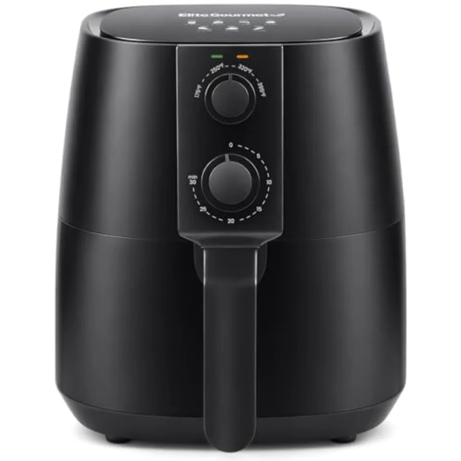EAF4617 Electric Digital Hot Air Fryer 1350W Oil-Less Healthy Cooking Timer and Temperature Controls 4 Quart Black
EAF4617 Electric Digital Hot Air Fryer 1350W Oil-Less Healthy Cooking Timer and Temperature Controls 4 Quart Black