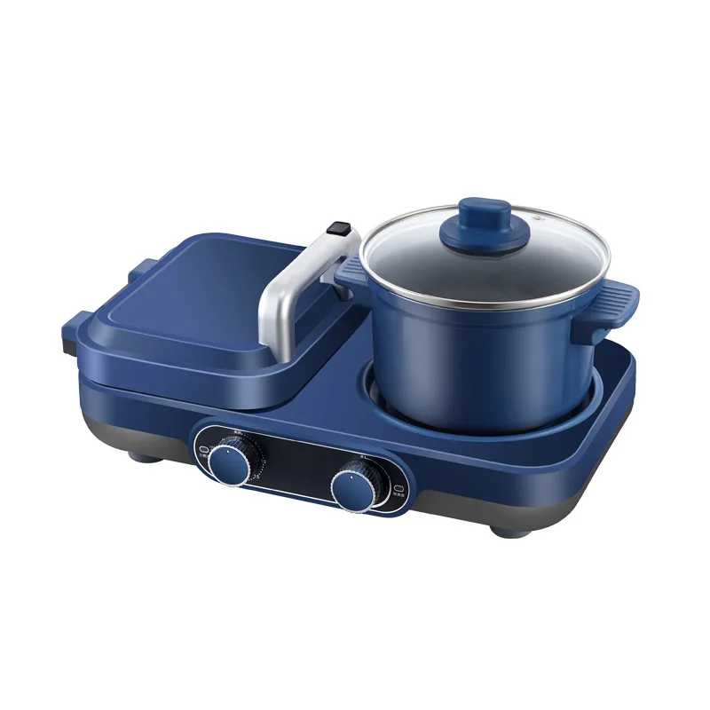 New Product Multipurpose Breakfast Machine 4 in 1 Multi Function Multishape Griddle Pan Breakfast Maker