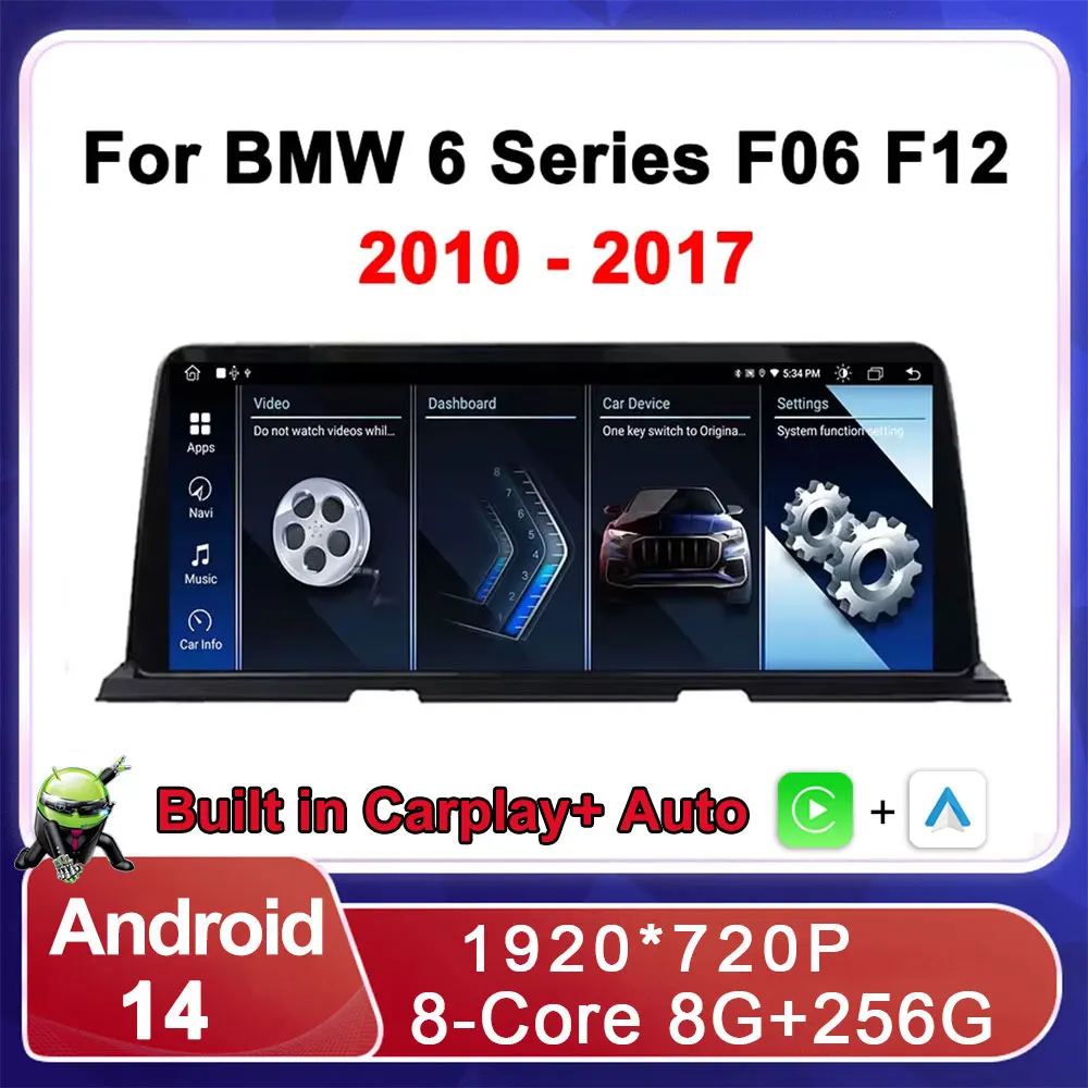 12.3''Android OS For BMW 6 Series F06 F12 2010 - 2017 CIC/NBT Auto Multimedia Player Carplay Radio GPS Navigation DSP 360 Camera
12.3''Android OS For BMW 6 Series F06 F12 2010 - 2017 CIC/NBT Auto Multimedia Player Carplay Radio GPS Navigation DSP 360 Camera