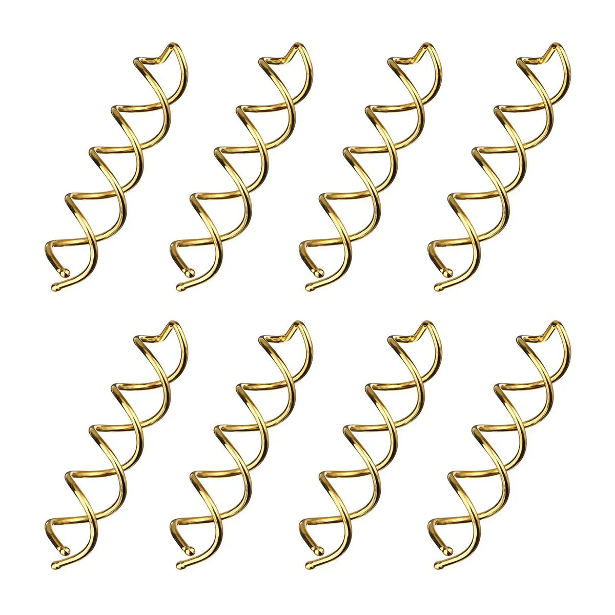 20pcs Spiral Pin Gold Plated Steel Ball-Top For Medium Thick Hair Hairstyle Tool Spiral Bobby Clips Women Hair Decorations
20pcs Spiral Pin Gold Plated Steel Ball-Top For Medium Thick Hair Hairstyle Tool Spiral Bobby Clips Women Hair Decorations