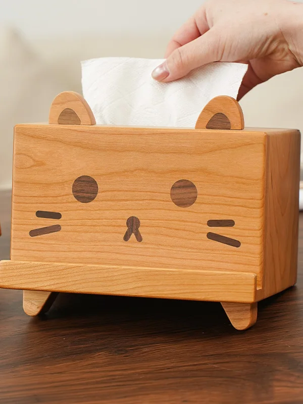Shaped Wood Tissue Box Multi Functional Phone Stand Creative Desktop Decoration New Year Gift Entrance Storage Box
Shaped Wood Tissue Box Multi Functional Phone Stand Creative Desktop Decoration New Year Gift Entrance Storage Box