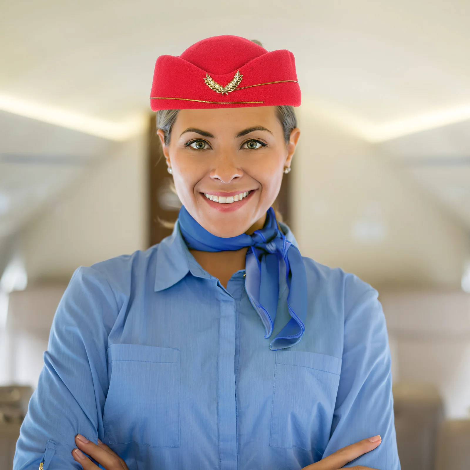 Женская шляпа стюардессы, красный шерстяной берет, кепка хозяйки авиакомпании для косплея, костюм, музыкальный аксессуар для сцены
Женская шляпа стюардессы, красный шерстяной берет, кепка хозяйки авиакомпании для косплея, костюм, музыкальный аксессуар для сцены