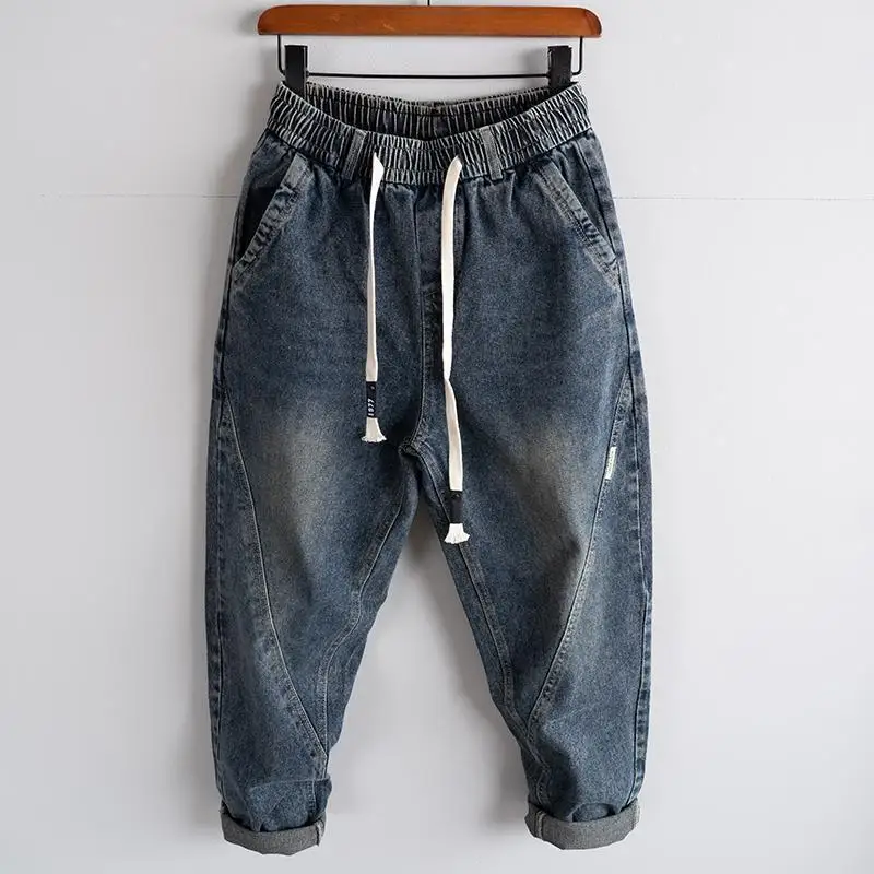 New 2026 Spring Autumn New Drawstring Harlan Jeans Men's Clothing Loose Retro Trendy Brand Ruffian Handsome Small Feet Trousers
New 2026 Spring Autumn New Drawstring Harlan Jeans Men's Clothing Loose Retro Trendy Brand Ruffian Handsome Small Feet Trousers