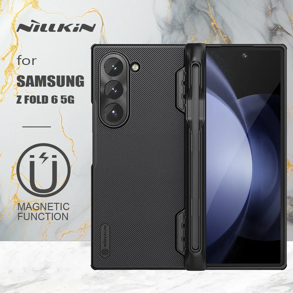 for Samsung Galaxy Z Fold 6 5G Case Nillkin Super Frosted Shield Anti-Fingerprint Magnetic Cases Hard PC Protection Cover
for Samsung Galaxy Z Fold 6 5G Case Nillkin Super Frosted Shield Anti-Fingerprint Magnetic Cases Hard PC Protection Cover