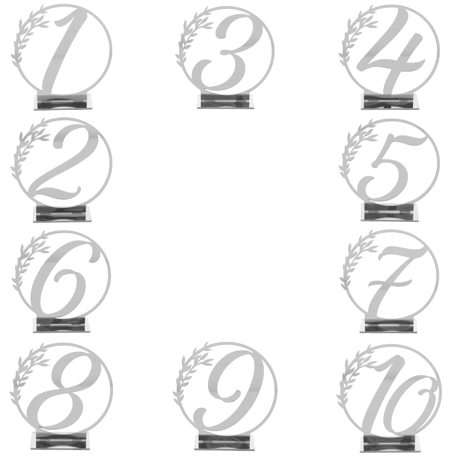 10 Pcs Table Number Plate Decoration Decorative Reserved Sign Household Accessory Bracket Acrylic Banquet
10 Pcs Table Number Plate Decoration Decorative Reserved Sign Household Accessory Bracket Acrylic Banquet
