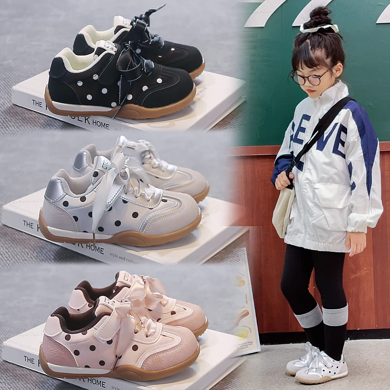 Kids Casual Shoes Sweet Polka Dots Girls Princess Shoes Soft Bottom 2026 Brand New Children Tennis Shoes Comfortable
Kids Casual Shoes Sweet Polka Dots Girls Princess Shoes Soft Bottom 2026 Brand New Children Tennis Shoes Comfortable