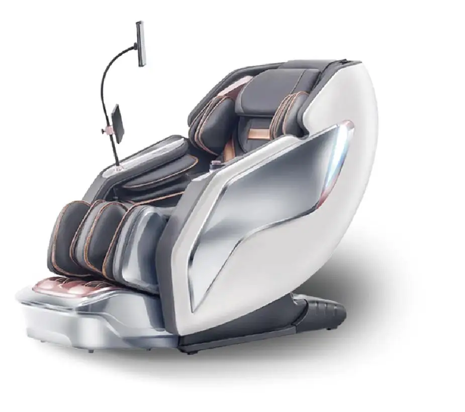 Modern Luxury 4D Shiatsu Electric Massage Chair Zero Gravity 150kg Capacity Air for Full Body Manipulator
Modern Luxury 4D Shiatsu Electric Massage Chair Zero Gravity 150kg Capacity Air for Full Body Manipulator