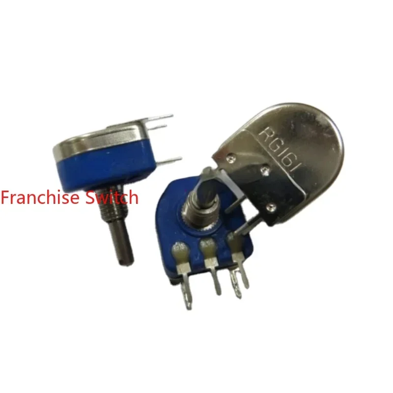 Potentiometer RG161P-B100K 15S Single Connection
Potentiometer RG161P-B100K 15S Single Connection