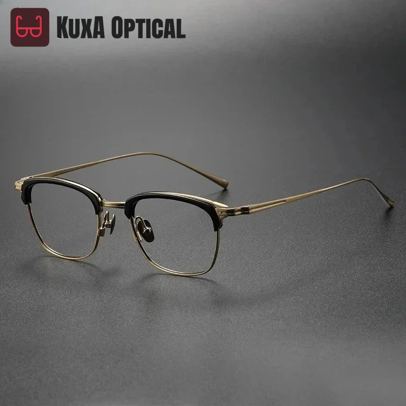 XUKA Fashion Square Optical Spectacle Acetate Titanium Glasses Frame Men Frame Prescription Myopia Eyewear KJ-26
XUKA Fashion Square Optical Spectacle Acetate Titanium Glasses Frame Men Frame Prescription Myopia Eyewear KJ-26
