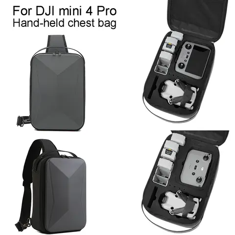 For DJI Mini 4 Pro Handbag, Hard-shell Bag, Shoulder Bag, Cross-body Bag, For DJI Mini 4 Pro Accessory Backpack