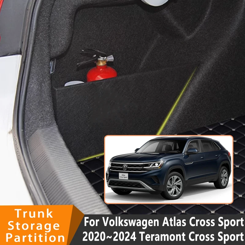 Auto Accessories For Volkswagen Atlas Cross Sport 2020~2024 Car Organizer Trunk Side Partition Trunk Interior Storage Box Parts
Auto Accessories For Volkswagen Atlas Cross Sport 2020~2024 Car Organizer Trunk Side Partition Trunk Interior Storage Box Parts