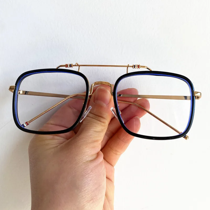 NEW Women Optical Eyeglasse Simplit Spectacles Square Google Double Beam Ornamental Personality Anti-Blue Light Glasses
NEW Women Optical Eyeglasse Simplit Spectacles Square Google Double Beam Ornamental Personality Anti-Blue Light Glasses
