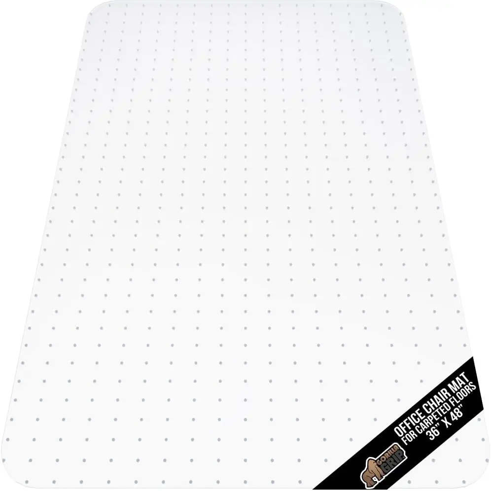 Clear Office Chair Mat for Carpet Floors, 36x48 Slip Resistant Heavy Duty Plastic Desk Mat Smooth Rolling Glide
Clear Office Chair Mat for Carpet Floors, 36x48 Slip Resistant Heavy Duty Plastic Desk Mat Smooth Rolling Glide