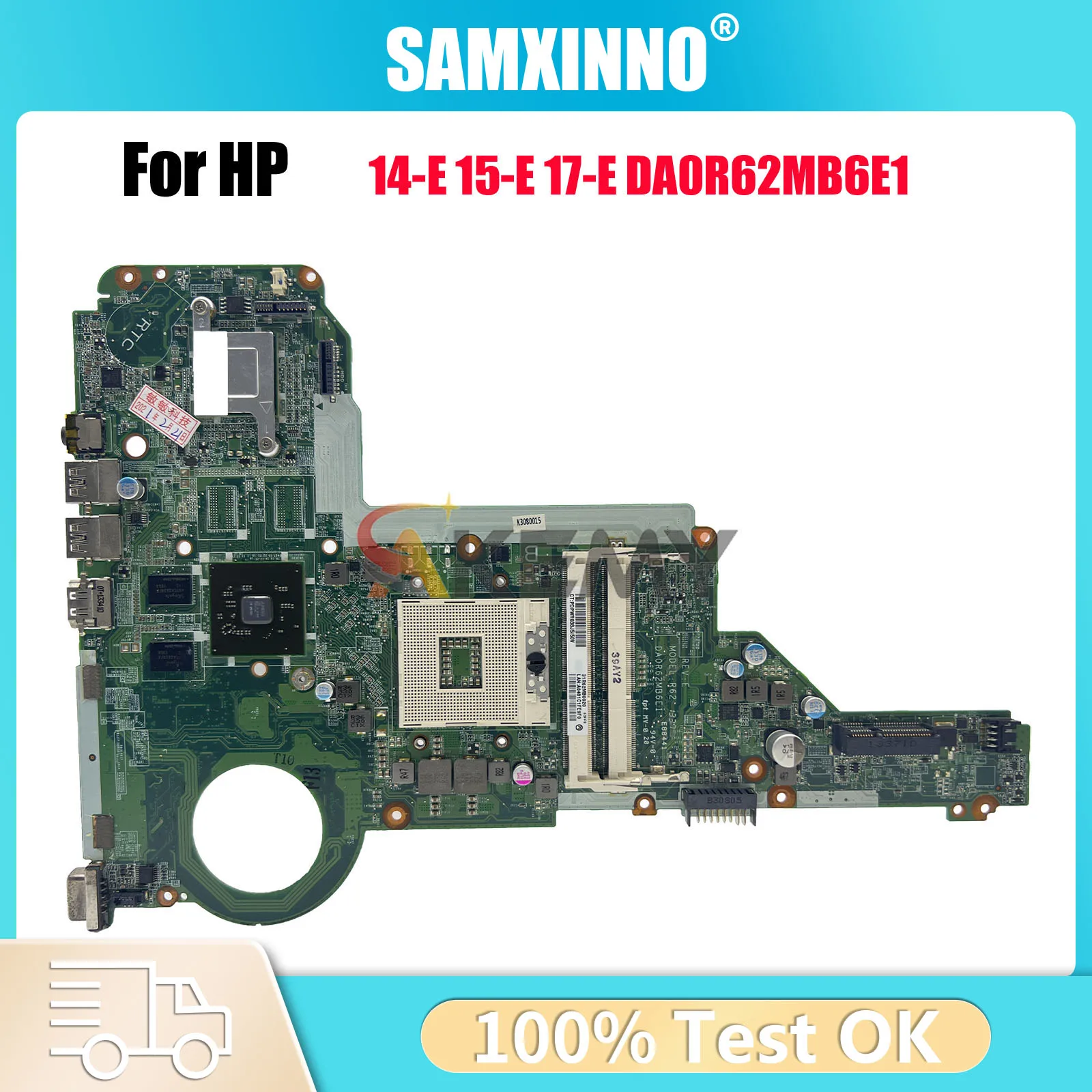 DA0R62MB6E1 для ноутбука HP Pavilion 14-E 15-E 17-E, материнская плата с графическим процессором HD8670M HM76 713257-501 720459-001, 100% полностью протестировано 
DA0R62MB6E1 для ноутбука HP Pavilion 14-E 15-E 17-E, материнская плата с графическим процессором HD8670M HM76 713257-501 720459-001, 100% полностью протестировано