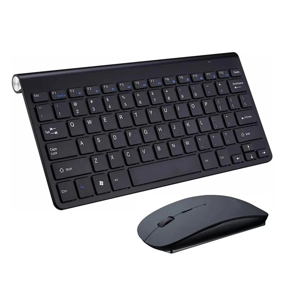 2.4G Mini Keyboard Wireless Keyboard Ultra-thin Keyboard with Mouse for Home Office (Black, Without )
2.4G Mini Keyboard Wireless Keyboard Ultra-thin Keyboard with Mouse for Home Office (Black, Without )