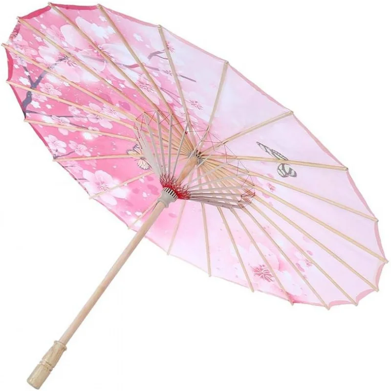 Oil Paper Umbrella Women Handmade Rainproof Windproof Flower Pattern Chinese Classical Dance Umbrella
Oil Paper Umbrella Women Handmade Rainproof Windproof Flower Pattern Chinese Classical Dance Umbrella