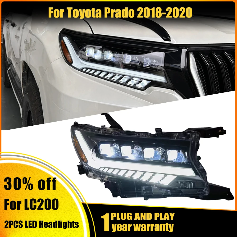 2pcs Headlights For Toyota Prado 2018-2020 LC200 DRL Head Lamp 12V H7 LED Bi Xenon Bulbs Fog Lights Tuning Lamp Car Accessory
2pcs Headlights For Toyota Prado 2018-2020 LC200 DRL Head Lamp 12V H7 LED Bi Xenon Bulbs Fog Lights Tuning Lamp Car Accessory