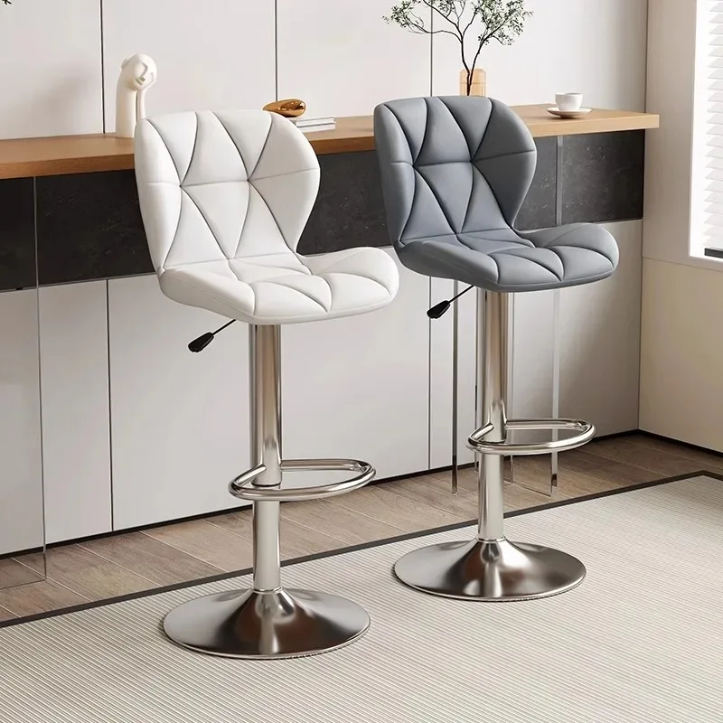 New Light Luxury Bar Stool with High-End Backrest Height Adjustable High Chair for Reception Cash Register Areas Tabouret De Bar
New Light Luxury Bar Stool with High-End Backrest Height Adjustable High Chair for Reception Cash Register Areas Tabouret De Bar