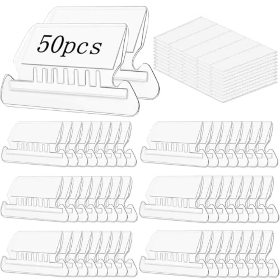 Folder Labels, 50+50 Sets of Hanging Folder Label Tabs and Inserts for Hanging Folders for Quick Identification, 2 in Clear
Folder Labels, 50+50 Sets of Hanging Folder Label Tabs and Inserts for Hanging Folders for Quick Identification, 2 in Clear