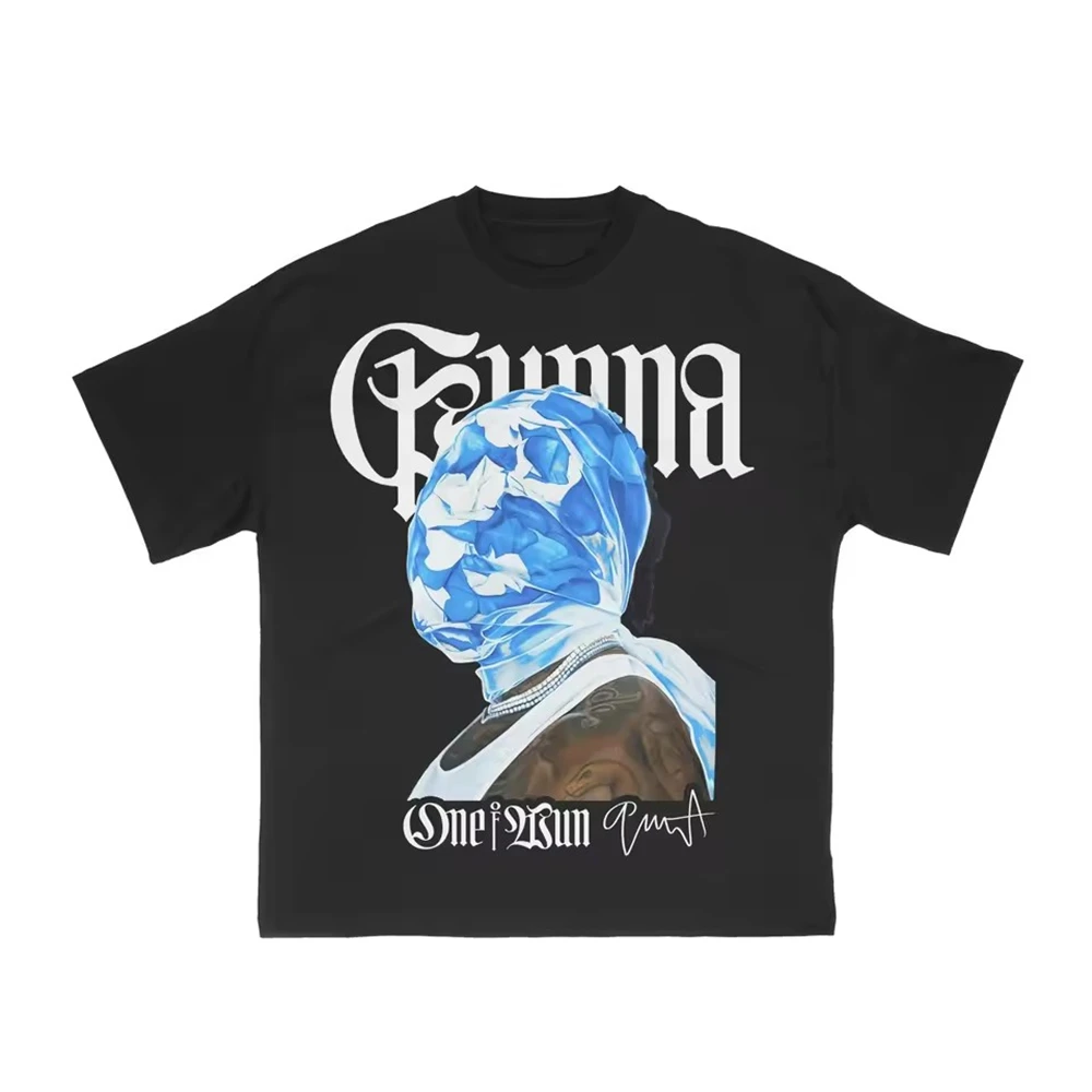 CX Gunna One of Wun Signature Rap Classic Tee Shirt Homme Women Clothing short sleeve Round Neck Printing Pullover T-shirt
CX Gunna One of Wun Signature Rap Classic Tee Shirt Homme Women Clothing short sleeve Round Neck Printing Pullover T-shirt