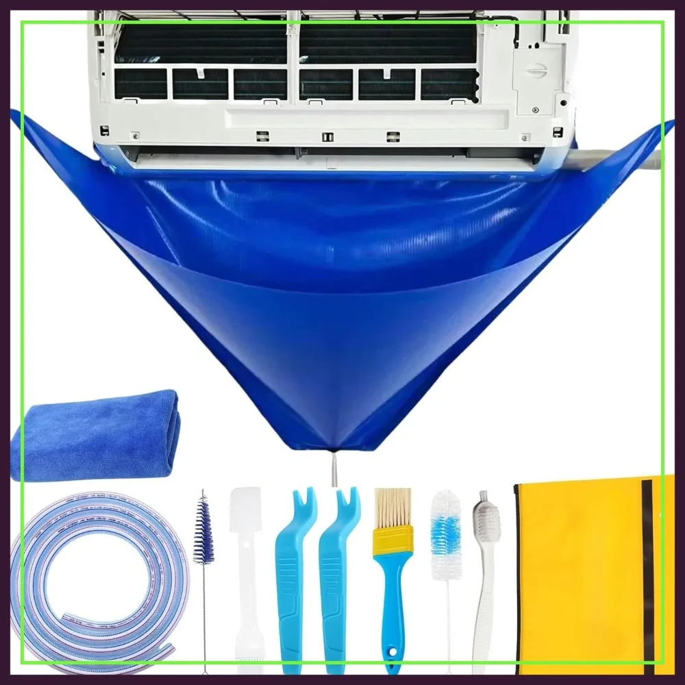10Pcs Mini Split Cleaning Kit with Washable Bag for Air Conditioner Maintenance
10Pcs Mini Split Cleaning Kit with Washable Bag for Air Conditioner Maintenance