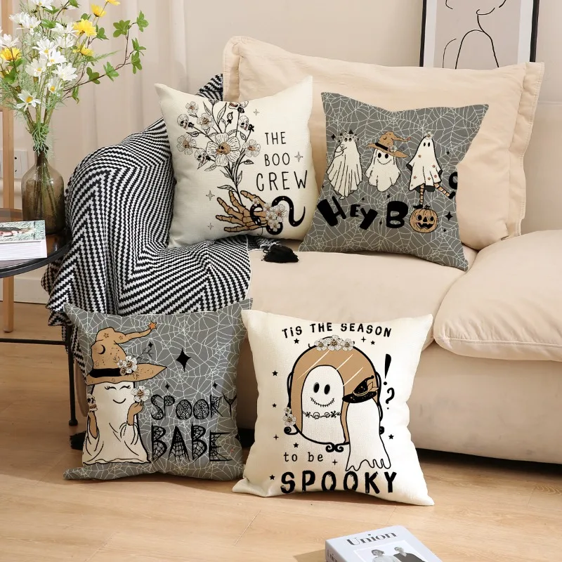 Halloween Pillow Covers 45x45cm Throw Pillow Covers Indoor Outdoor Cushion Cases for Home Sofa Couch Farmhouse Ornament
Halloween Pillow Covers 45x45cm Throw Pillow Covers Indoor Outdoor Cushion Cases for Home Sofa Couch Farmhouse Ornament