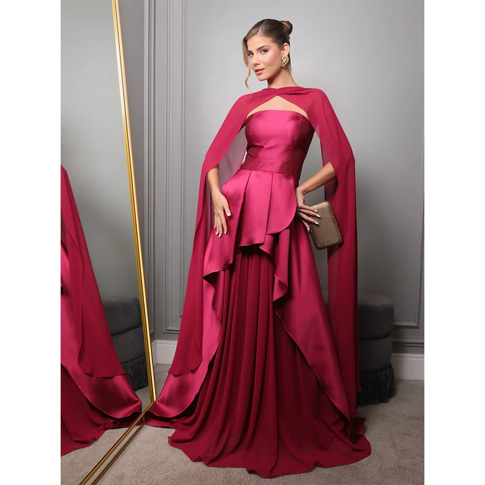 MVOZEIN Elegant Women's Party Dress With Jacket Satin A-Line Layers Evening Dresses 2026 Special Occasion Formal Gowns
MVOZEIN Elegant Women's Party Dress With Jacket Satin A-Line Layers Evening Dresses 2026 Special Occasion Formal Gowns