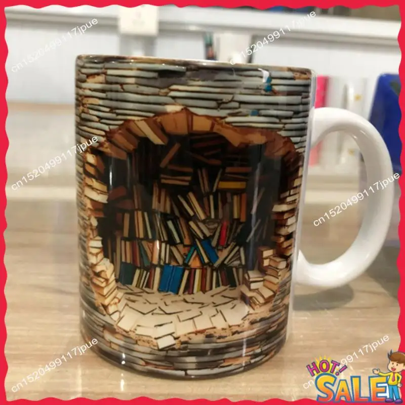 Кружка BOFO с 3D книжной полкой, чашка с полкой для библиотеки, универсальная кружка с креативным космическим дизайном, 3D белая кружка, прочный, простой в использовании
Кружка BOFO с 3D книжной полкой, чашка с полкой для библиотеки, универсальная кружка с креативным космическим дизайном, 3D белая кружка, прочный, простой в использовании