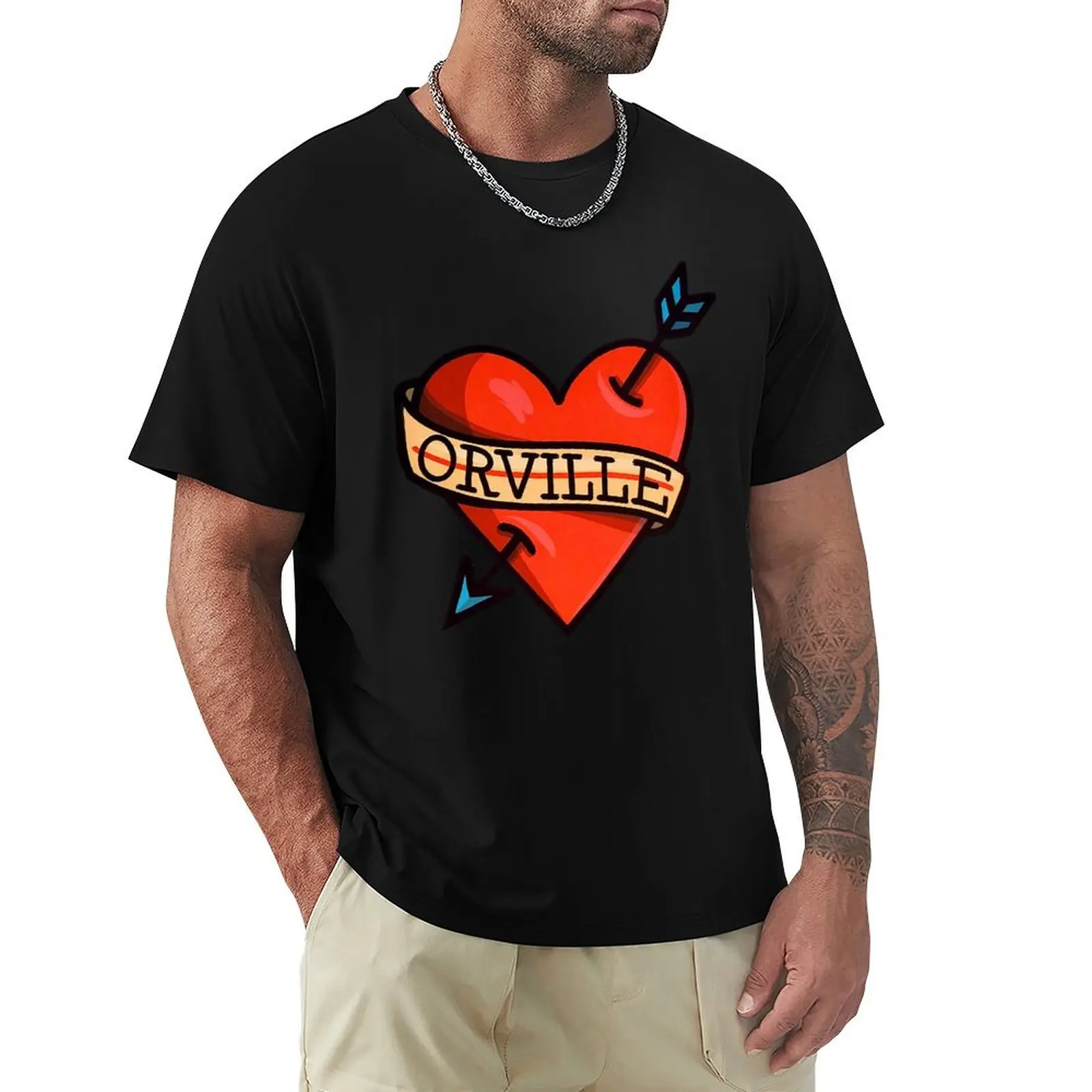 Orville Peck Heart Art T-Shirt Work Wear Short Sleeve T-Shirt
Orville Peck Heart Art T-Shirt Work Wear Short Sleeve T-Shirt