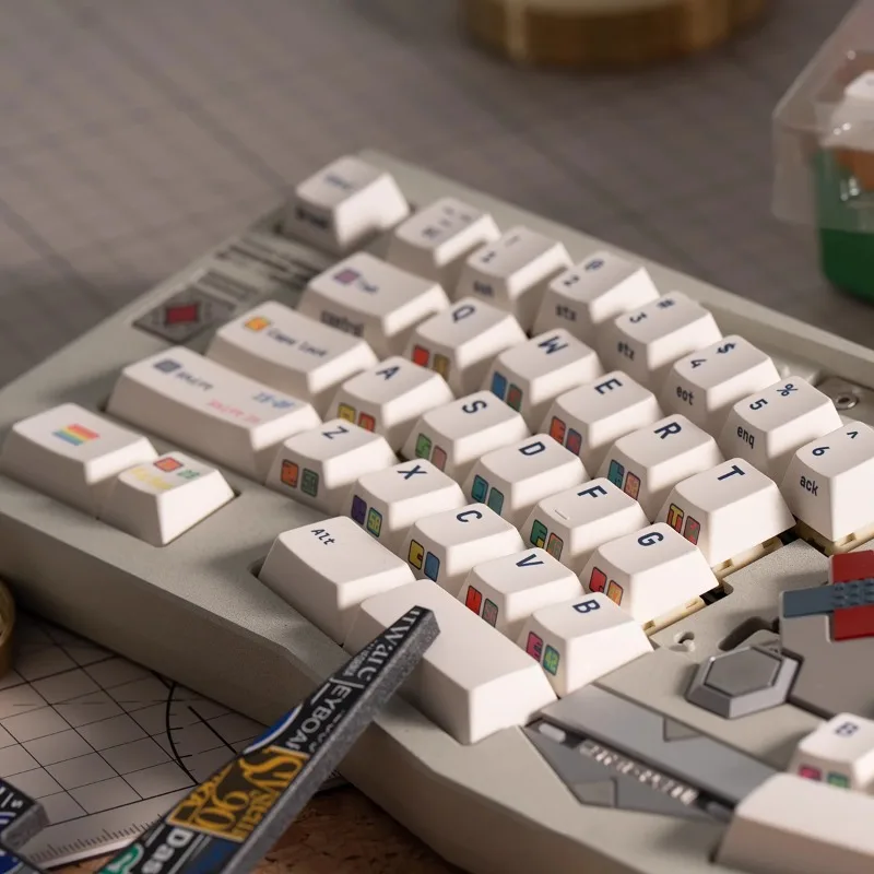 Retro C64 Theme Keycaps 116 Keys PBT Side-engraved Cherry Profile Key Caps Suitable for Crush80 Mechanical Keyboard Accessories
Retro C64 Theme Keycaps 116 Keys PBT Side-engraved Cherry Profile Key Caps Suitable for Crush80 Mechanical Keyboard Accessories