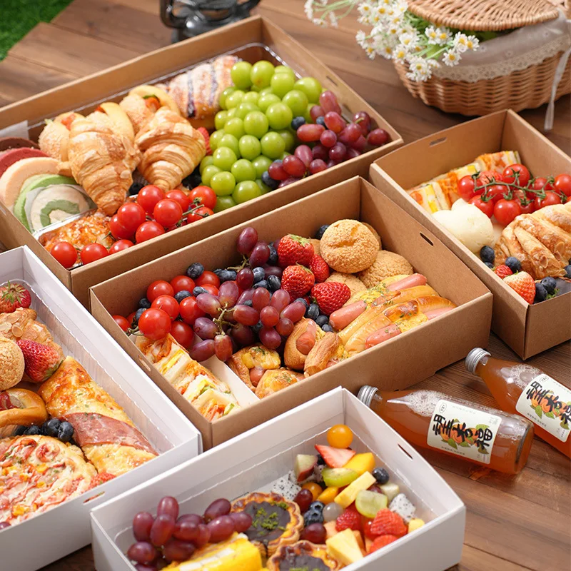 Customized Picnic Box Lunch Disposable Packing Box Spring Outing Camping Outdoor Popular Kraft Paper BBQ Snack Sushi Box
Customized Picnic Box Lunch Disposable Packing Box Spring Outing Camping Outdoor Popular Kraft Paper BBQ Snack Sushi Box